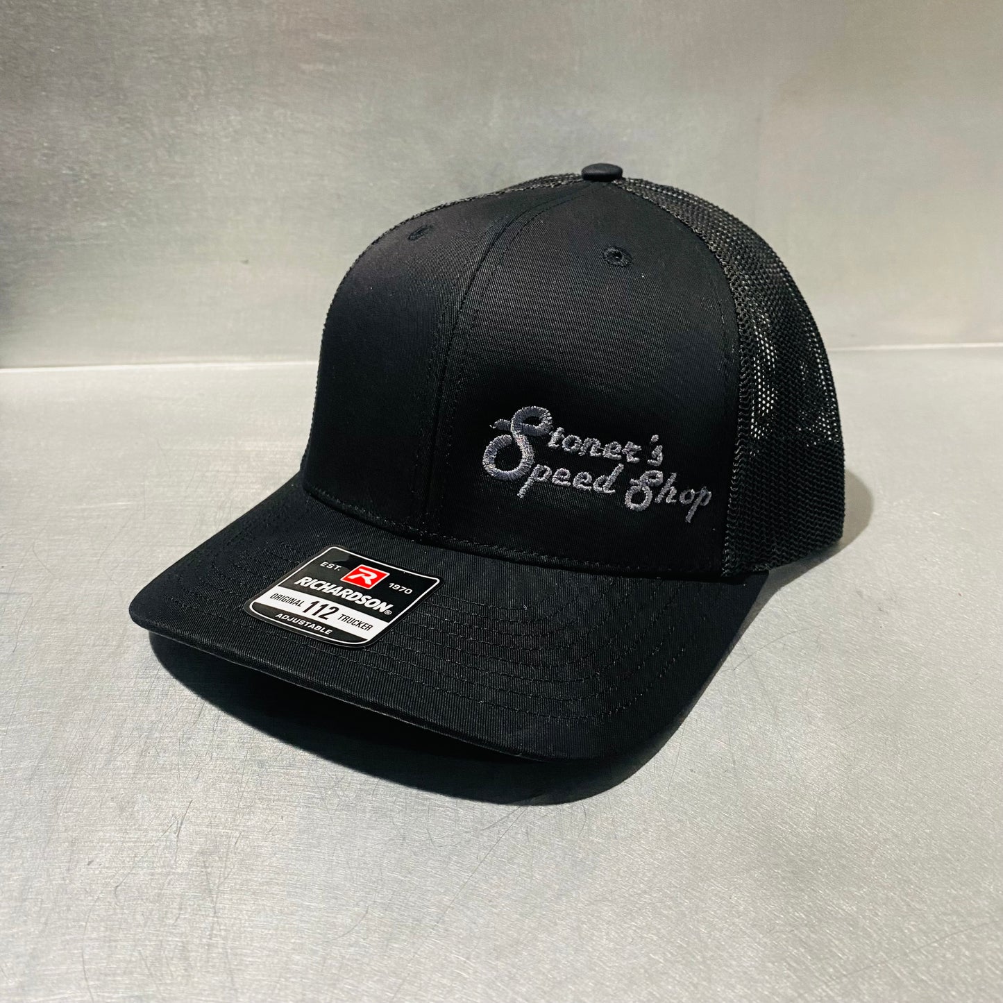 Richardson 112 Black & Grey Side Script