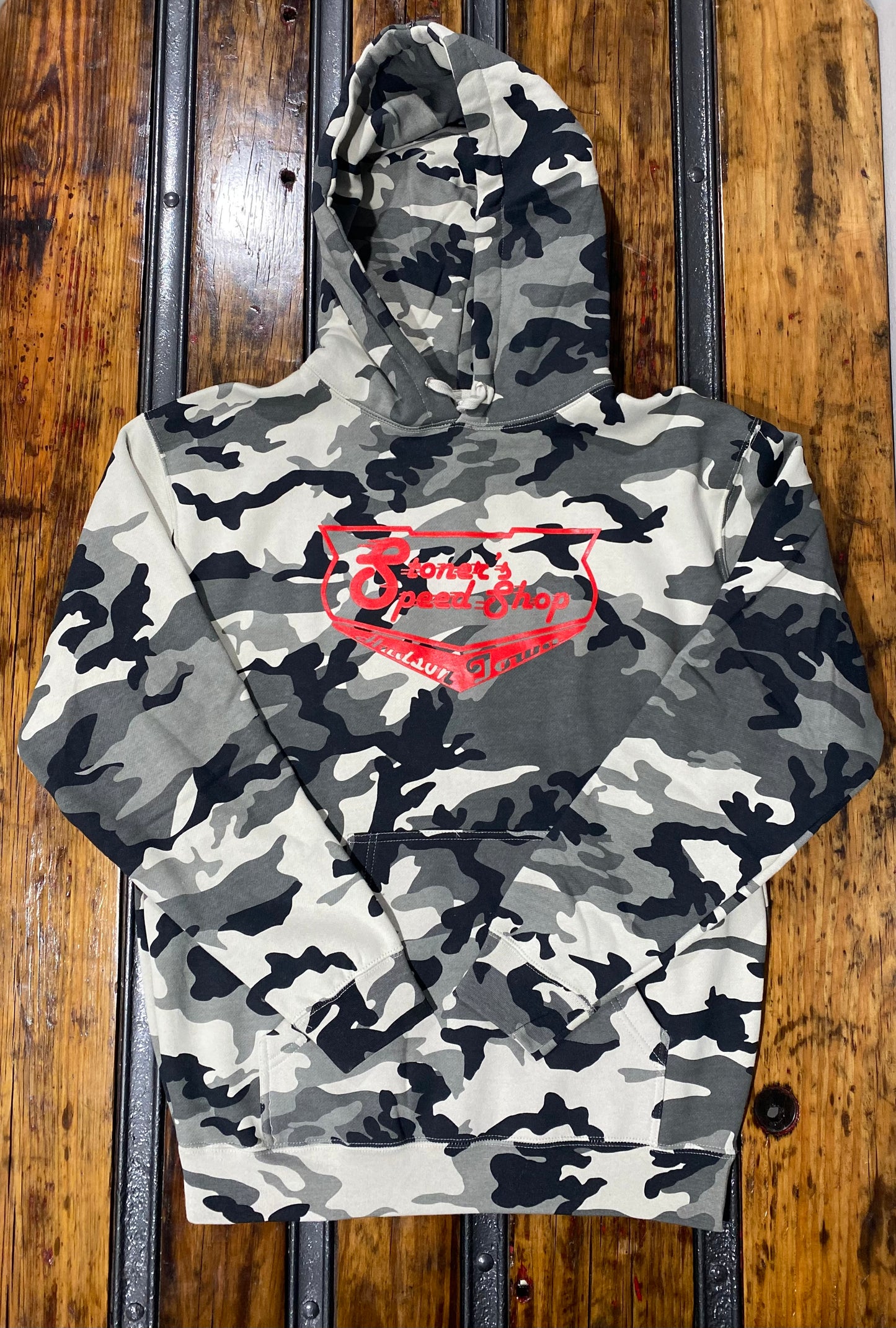 Stoner's Speed Shop Snow Camo Hoodie