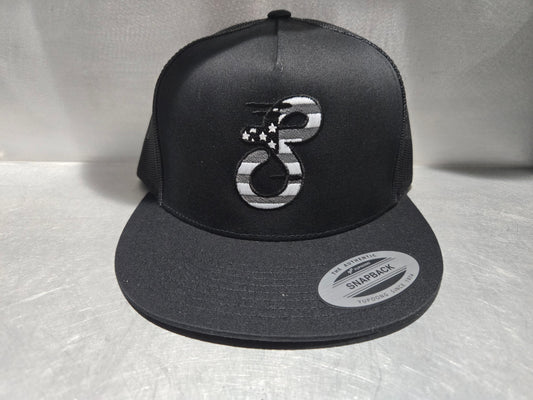 Yupoong Snapback Black- American Flag S