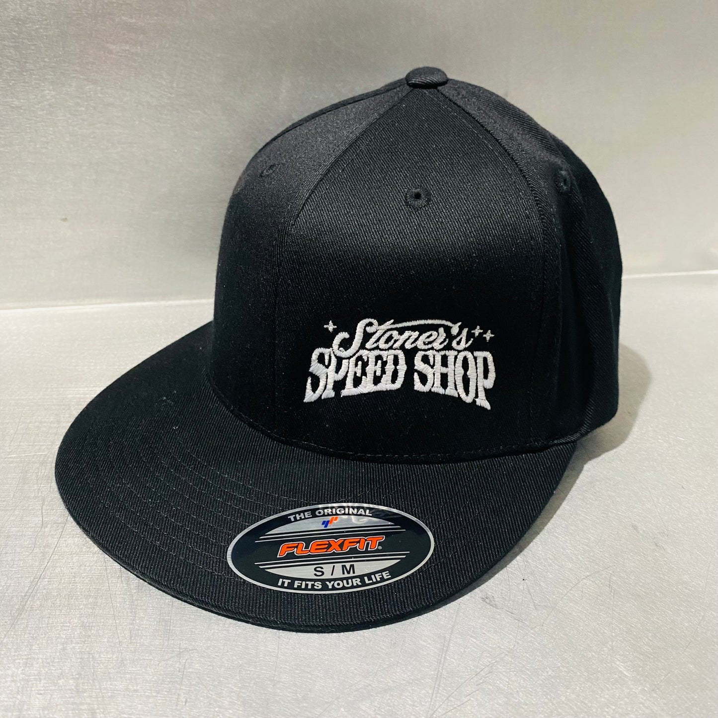 Flex Fit Black Star Logo