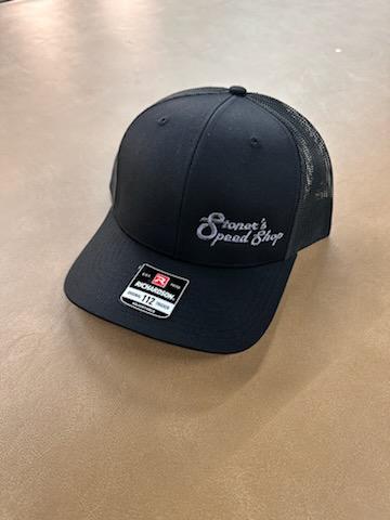 Black mesh Richardson 112 with Embroidered Stoner's Speed Shop