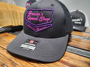 Stoner's Speed Shop Richardson 112 Purple and Pink Puff Logo