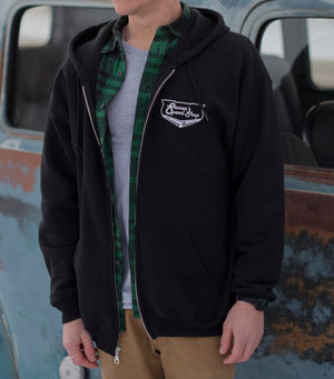 Stoner's Speed Shop Black Zip Up Hoodie
