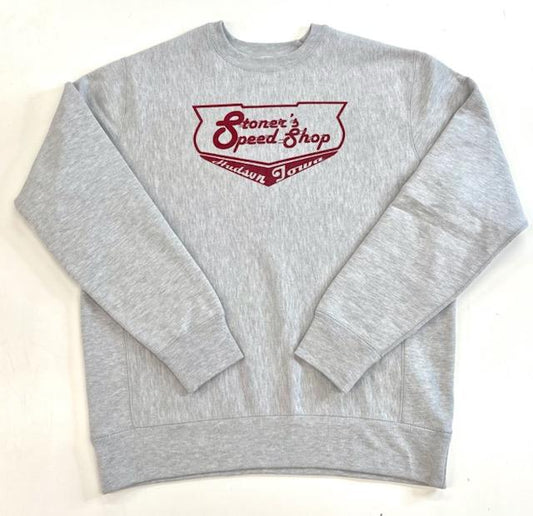 Stoner's Speed Shop Athletic Gray Crew Sweatshirt