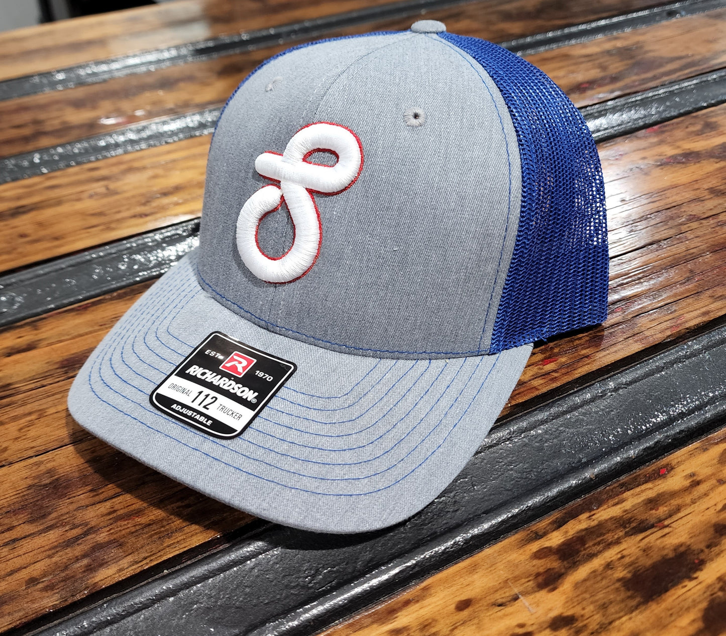 Stoner's Speed Shop Puff S Grey Red White & Blue